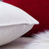 Nneka Let It Snow Ivory Velvet Lumbar Pillow with Insert 14x20
