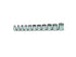 Wright Tool 6 Point Socket Set 11 Piece 3/8" Drive SAE 312