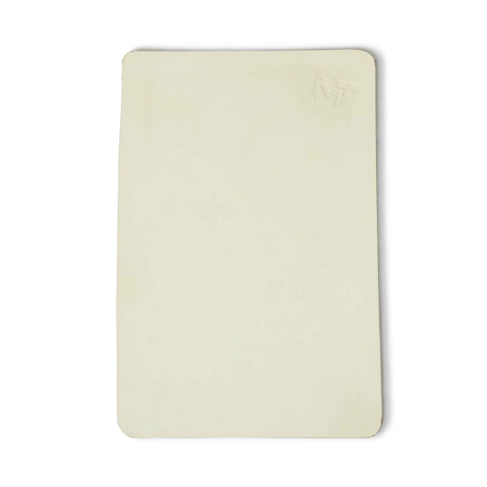Ivory Elegance Leather Desk Mat + Mouse Pad