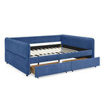 Upholstered Daybed & 2 Drawers