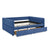 Upholstered Daybed & 2 Drawers