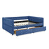 Upholstered Daybed & 2 Drawers