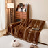 Chenille Jacquard Sofa Throw Cover with Tassel Soft Thick Couch Protector Blanket