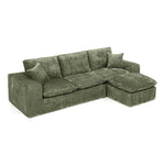Sectional Sofa With Moveable Ottoman