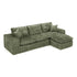 Sectional Sofa With Moveable Ottoman