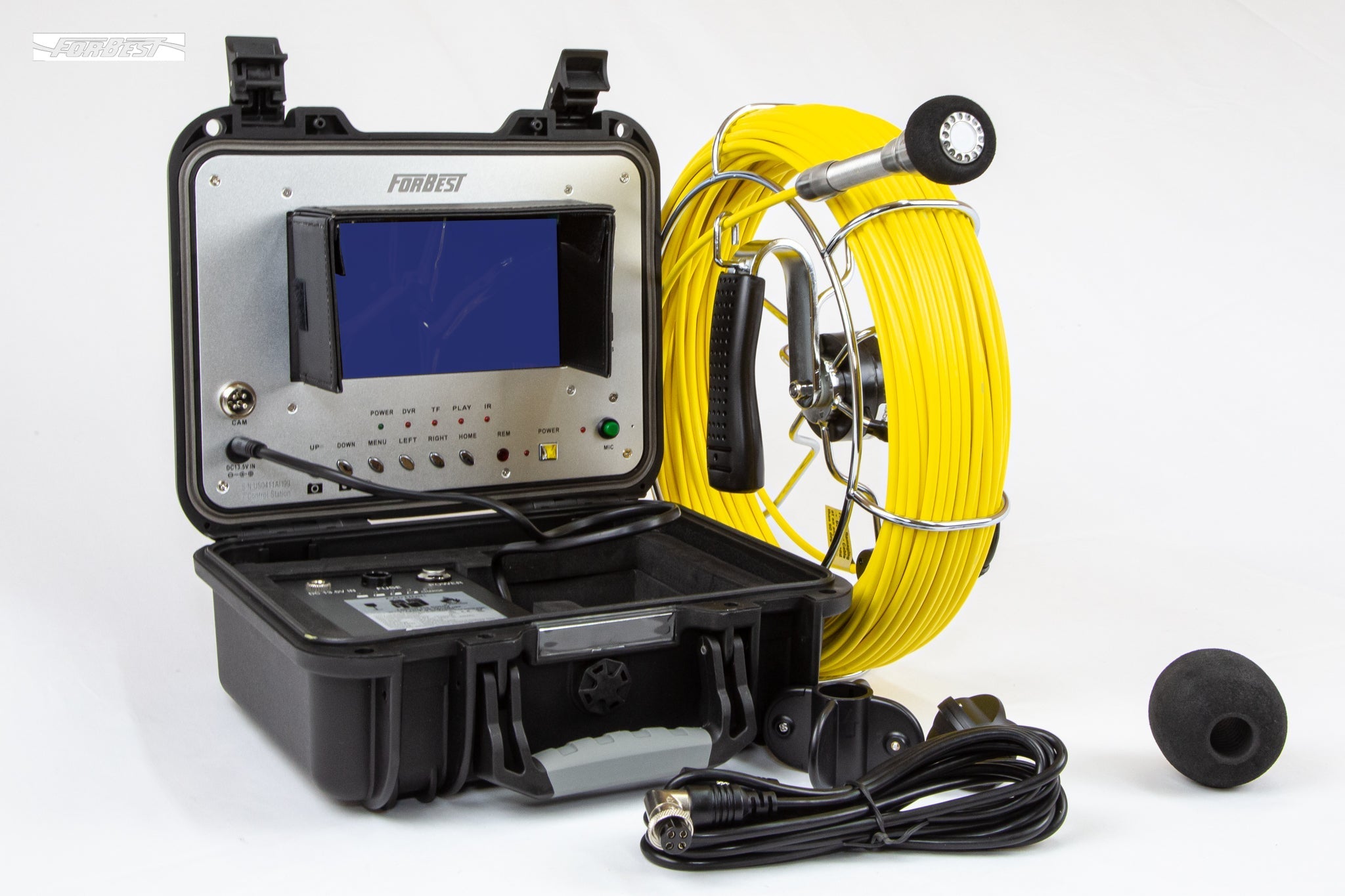 Portable 3188SD+ Pipeline & Sewer Camera with 130 Ft. Cable & 512Hz Transmitter