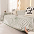 Modern Minimalist Chenille Line Pattern Sofa Cover, Dust and Scratch Resistant Throw Blankets for Couch