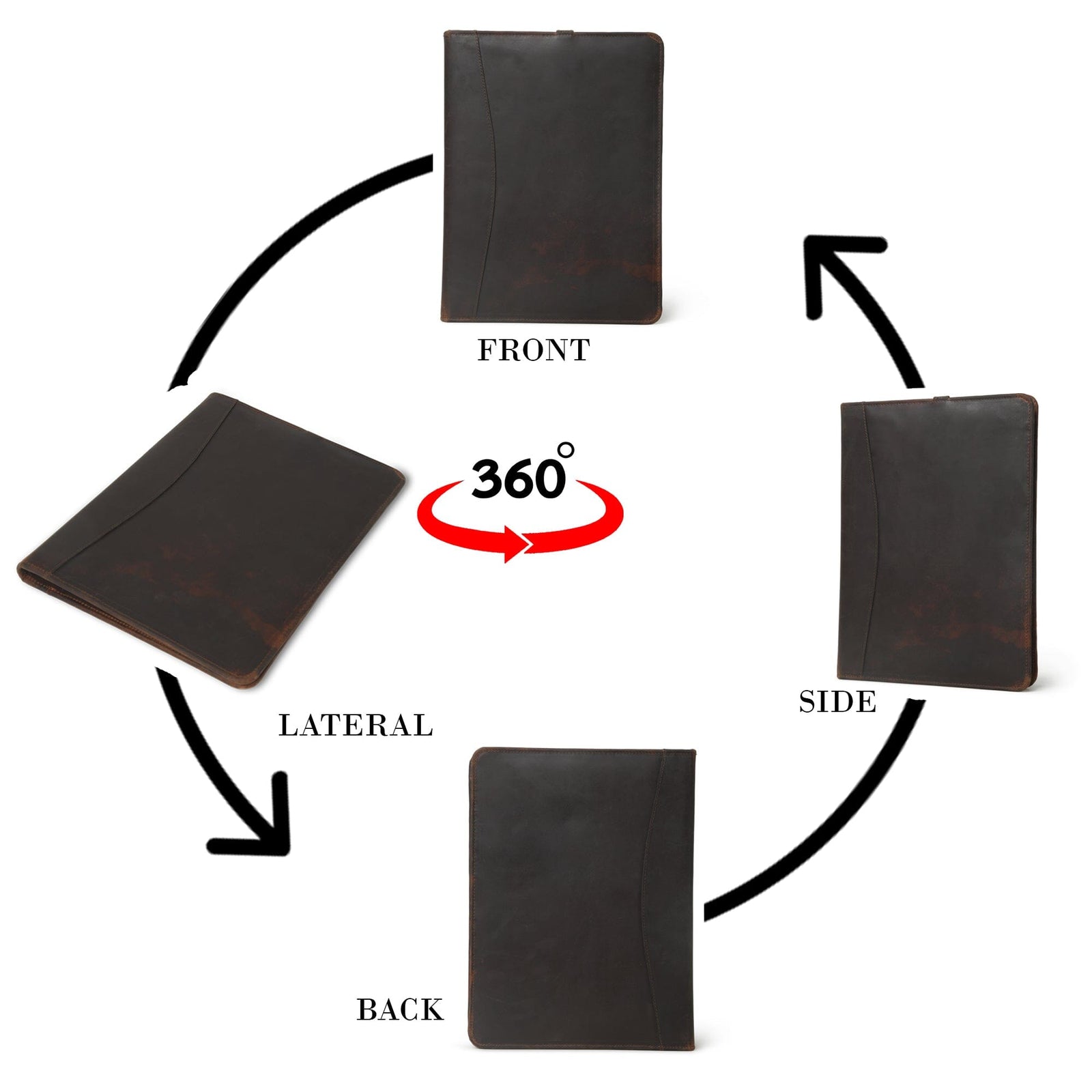 The Multitasker Leather Portfolios