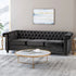Chesterfield Style 3 Seater Sofa with Deep Button Tufting - Multiple Colors