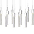 Rectangular Crystal Chandelier // XL 10 Light