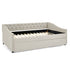 Upholstered Daybed With USB Charging & Pull Out Bed