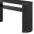 Console Table With Fluted Legs, Open Shelf