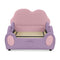 Cute Cloud Shape Bed With Guardrails Cartoon Design, Storage Pocket