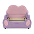 Cute Cloud Shape Bed With Guardrails Cartoon Design, Storage Pocket