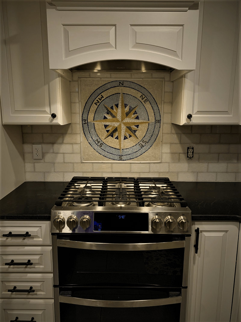 Orbit - Mosaic Medallion Compass