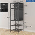 3D Printer Cabinet With Double Layer Filament Storage, T-Shaped Filament Bar, Noise Reducing And Dust Proof Design - Black