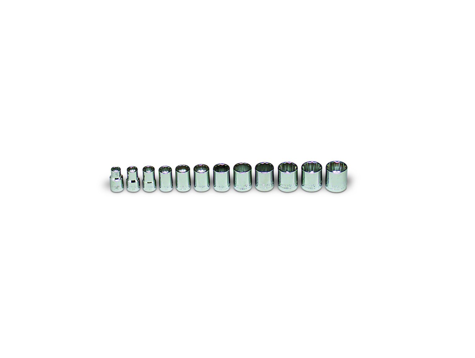 Wright Tool 12 Point Socket Set 12 Piece 3/8
