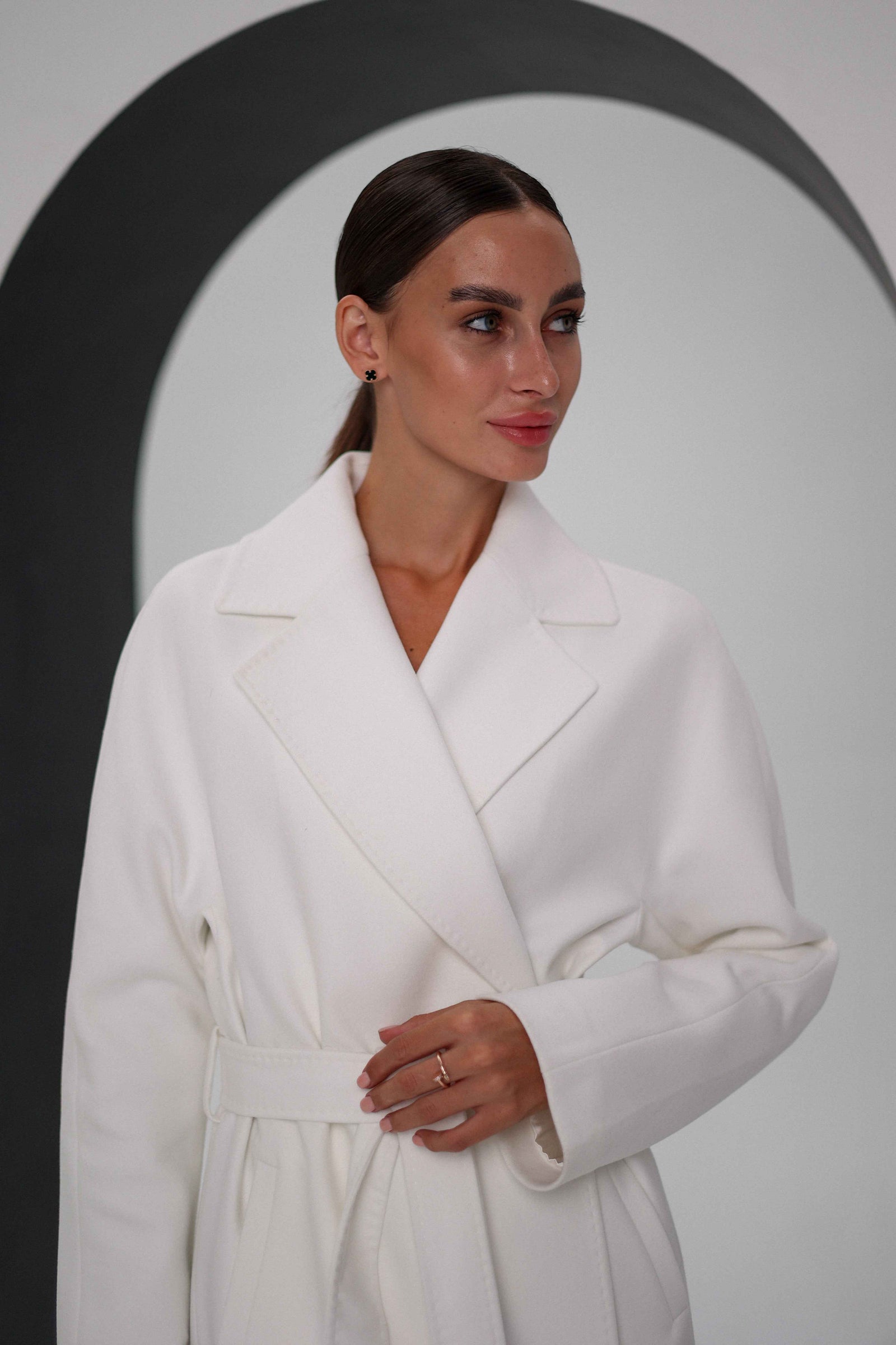 Cambridge Comfort Wraparound Wool Cashmere Coat