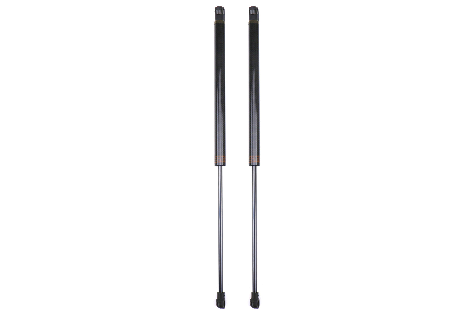 OLM Black Carbon Fiber Hood Dampers - 2015-2021 WRX / STI