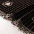 Chenille Camellia Floral Sofa Throw Cover Couch Blanket with Striped Jacquard