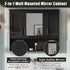 Modern Wall Mounted Medicine Cabinet With Adjustable Shelves, Soft Close Doors, High Define Mirror