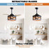 36" Mirelle Farmhouse Downrod Mount Ceiling Fan with Lighting and Remote Control