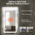 Compact Center Glow LED Bathroom Mirror