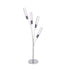 Blooming in Acrylic 5 Light Table Lamp // Chrome