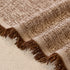 Natural Textured Linen Couch Cover, Breathable & Hypoallergenic Furniture Protector