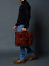 Tuscany Italian Leather Briefcase, Tan
