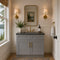 36 Inch Grey Shaker Single Sink Bathroom Vanity