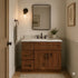 36 Inch Rustic Shaker Single Sink Bathroom Vanity with Drawers on the Left