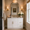 36 Inch White Slim Shaker Single Sink Bathroom Vanity with Drawers on the Right
