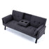 Sofa Bed With Foldable Design And Cup Holder