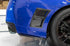 OLM Paint Matched/Gloss Black Rear Bumper Lip - World Rally Blue - 2015-2021 Subaru WRX / STI