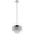 Cinderella Crystal Round Chandelier Pendant // Chrome