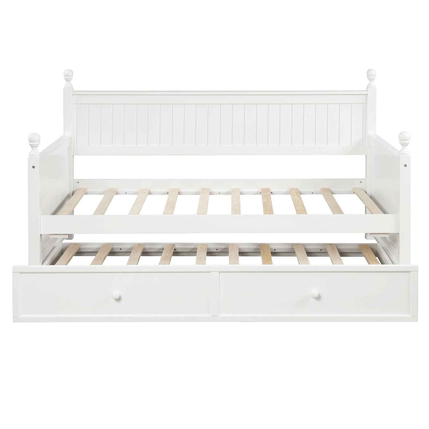 Twin Size Daybed & Twin Size Trundle - White