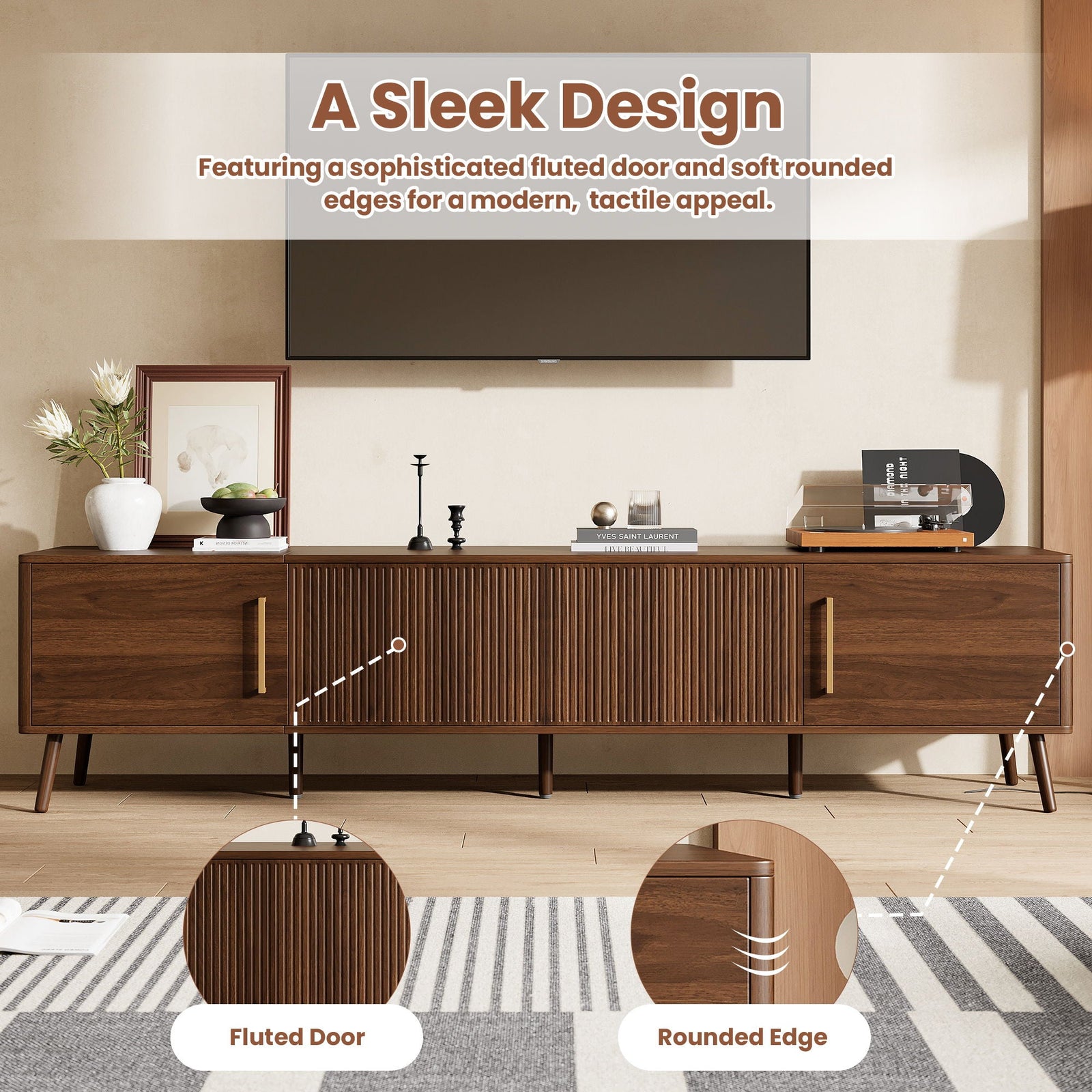 TV Stand For TVs Up To 85