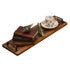 Acacia Serving Trays with Metal Handles