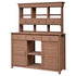 65.7" Garden Potting Bench Table with Hutch & Storage - Fir Wood