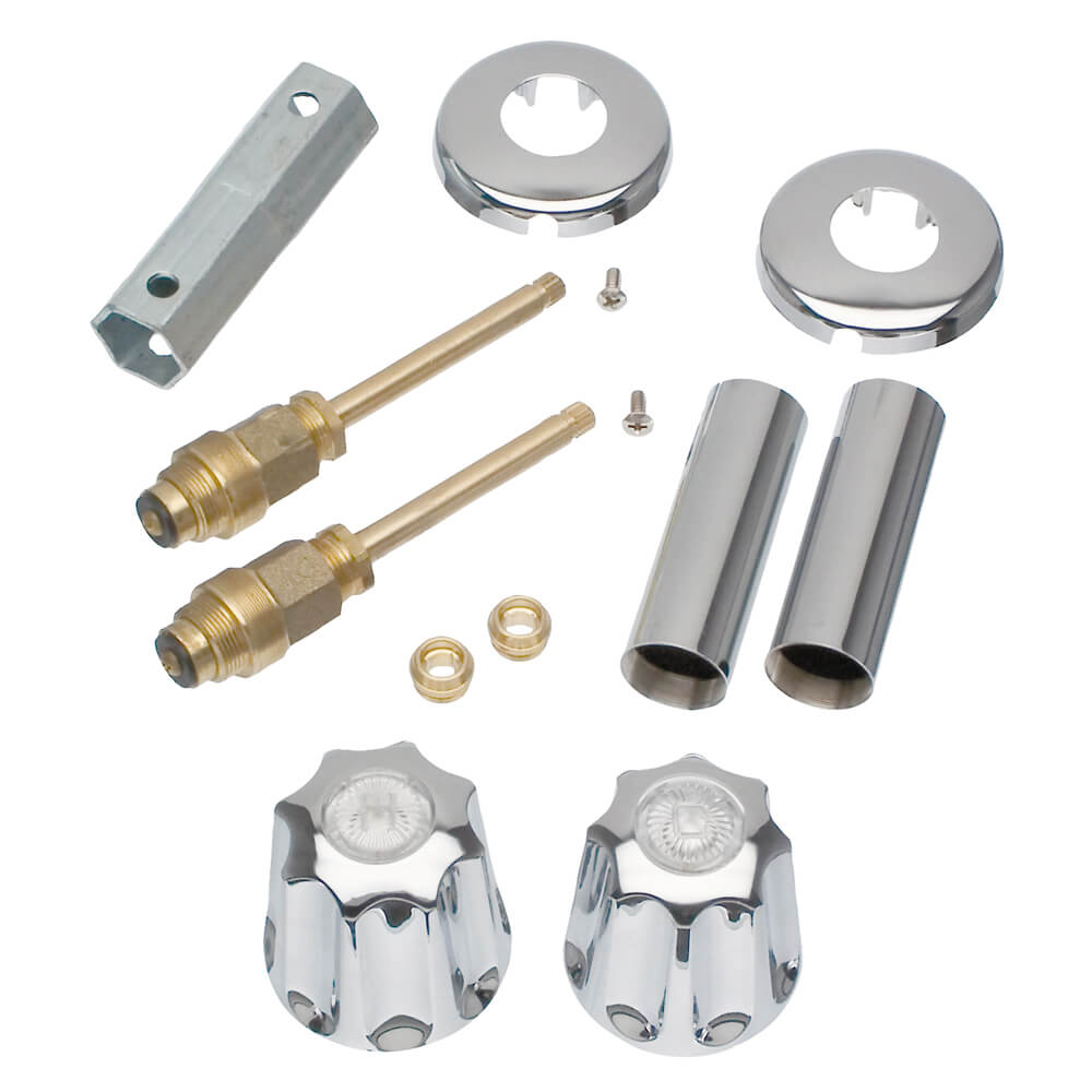 Tub/Shower 2- Handle Remodeling Kit for Gerber in Chrome Case Of 2