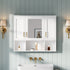 Modern Wall Mounted Medicine Cabinet With Adjustable Shelves, Soft Close Doors, High Define Mirror