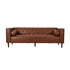 Contemporary 3 Seater Sofa With Tufted Design