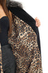 Genuine Silver Fox Fur Italian Cashmere Wool Freudenberg Comfortemp® Coat