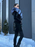 Genuine Silver Fox Fur Down Fill Coat