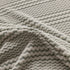 Modern Textured Stretch Sofa Cover, Plush Fleece Sofa Slipcover with 3D Stripe Texture