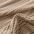 Modern Textured Stretch Sofa Cover, Plush Fleece Sofa Slipcover with 3D Stripe Texture