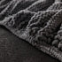Modern Textured Stretch Sofa Cover, Plush Fleece Sofa Slipcover with 3D Stripe Texture
