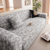 High Stretch Thick 3D Spacer Sofa Cover, Air-Layer Jacquard Cushioned Couch Slipcover
