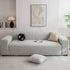 3D Grid Jacquard Sofa Cover, High Stretch Plush Waffle Couch Slipcover with Tie Straps